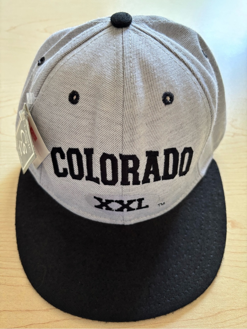 Vintage Univ. of Colorado XXL Two-Tone sz 6 5/8Hat - Gray and Black